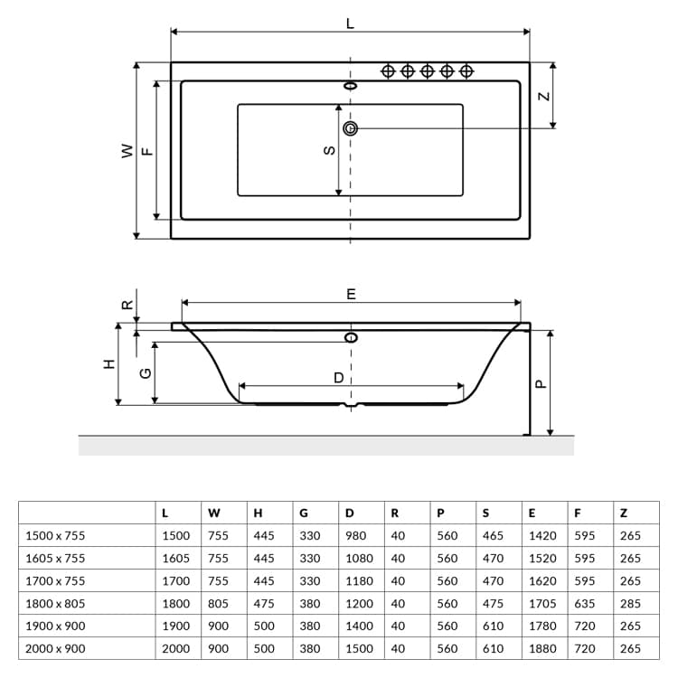 Cada Radaway Aridea 160×75 cm