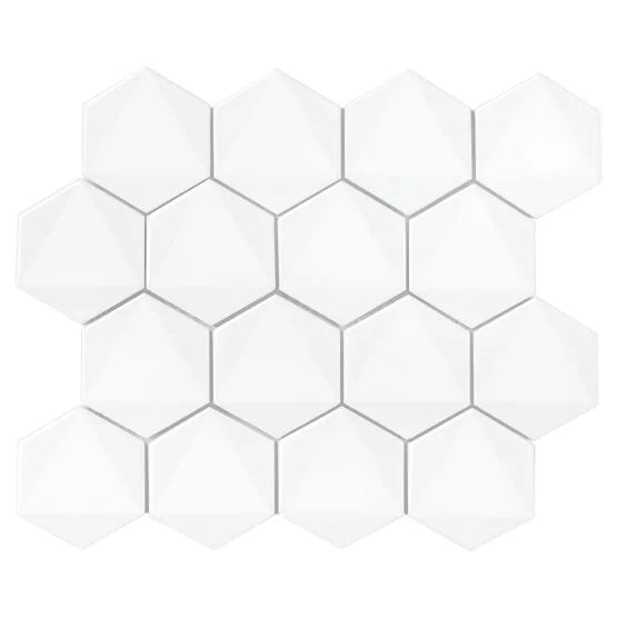 Mozaic Hexagonic White 74 30×26