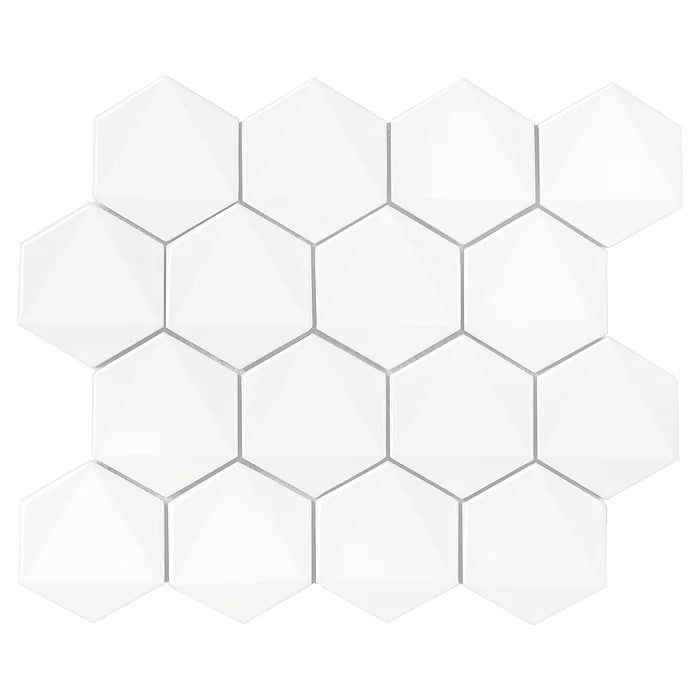 Mozaic Hexagonic White 74 30×26