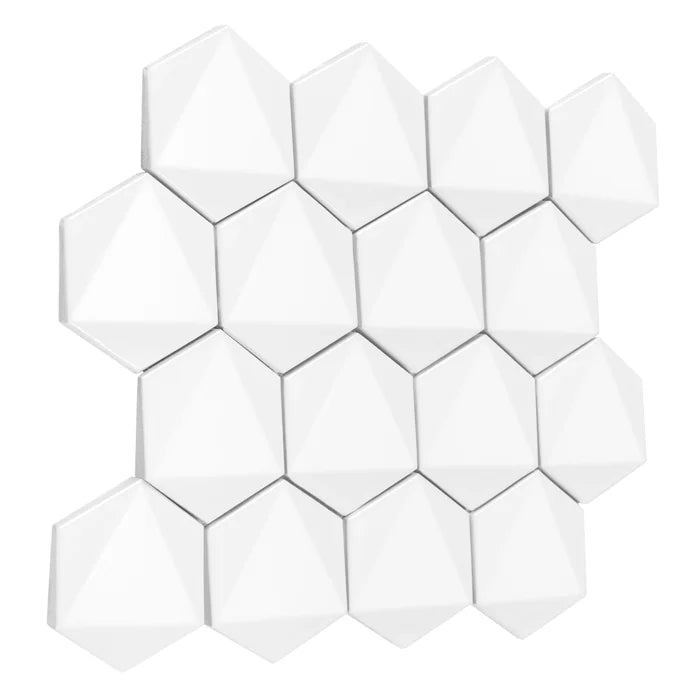 Mozaic Hexagonic White 74 30×26