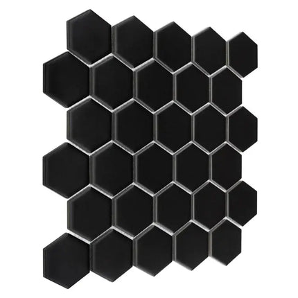 Mozaic Hexagon Black 51 28,2×27,1 www.CasaDeco.ro