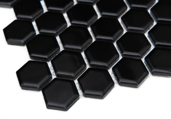 Mozaic Mini Hexagon Black 30×26