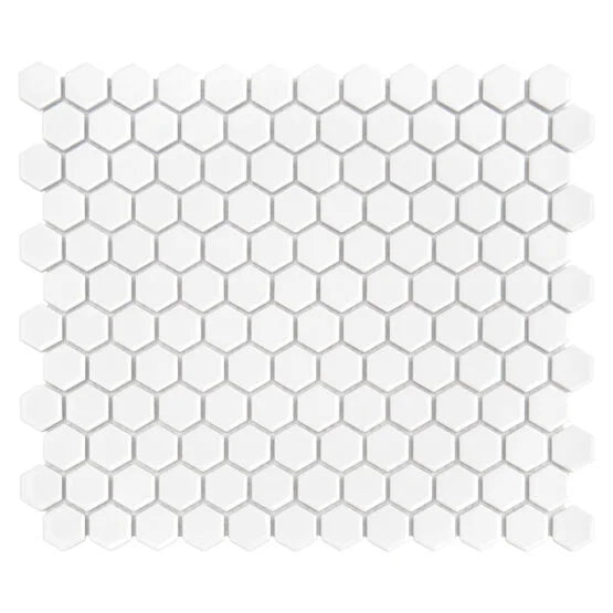 Mozaic Mini Hexagon White 30×26