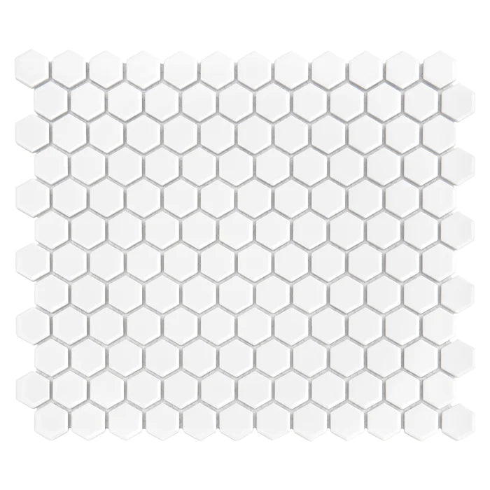 Mozaic Mini Hexagon White 30×26