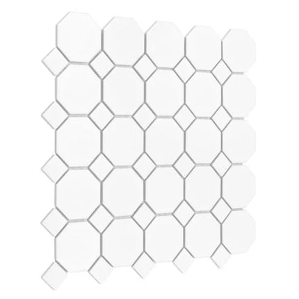 Mozaic Mini Octagon White 55 29,5×29,5