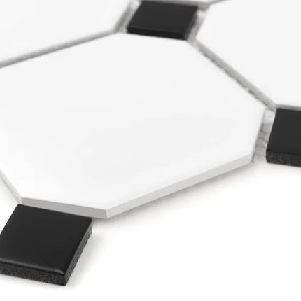 Mozaic Mini Octagon White 95 30×30