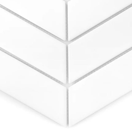 Mozaic Royal Chevron White 31,8×22,4