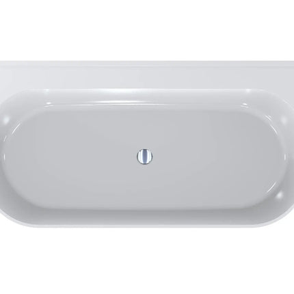 Cadă din compozit albă lucioasă Maddalena Miraggio