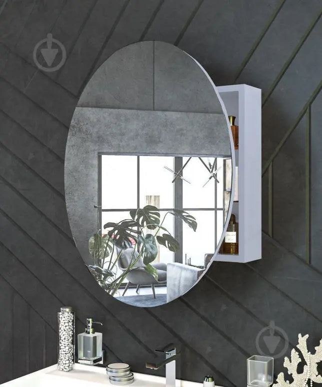 Oglindă BARCELONA, Alb Aqua Rodos