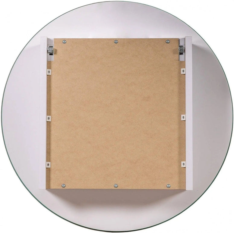 Oglindă BARCELONA, Alb Aqua Rodos