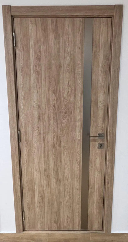 Ușă interior City BG Savanna Oak – complet echipată, cu toc reglabil Omis