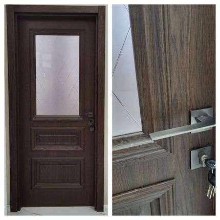 Ușă interior San Marco European Chestnut – decor premium cu textură de lemn Omis